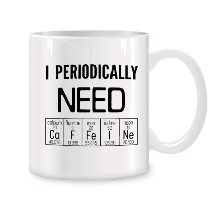 Kubek chemiczny I Periodically Need 330 ml prezent Kubek chemiczny I Periodically Need 330 ml prezent dla nauczyciela