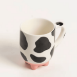 Kubek krowa 500 ml ceramiczny z wymionami zabawny prezent