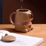 Kubek kapibara 400 ml ceramiczny z pokrywką prezent