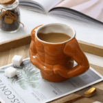 Kubek mięśnie 400 ml ceramiczny prezent