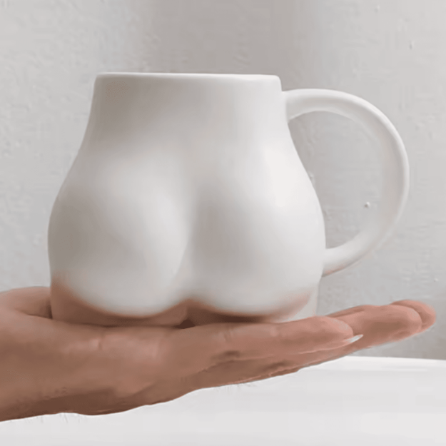 Kubek tyłek 300 ml ceramiczny śmieszny prezent
