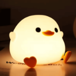 Lampka nocna kaczka DeDo Duck LED dotykowa silikonowa
