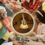 Lampka nocna gitara 3D LED USB prezent dla muzyka