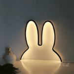 Lampka królik LED 32 cm USB nowoczesna dekoracja pokoju