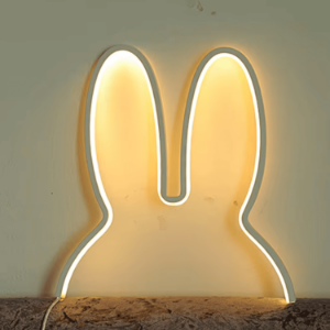 Lampka królik LED 32 cm USB nowoczesna dekoracja pokoju