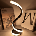 Lampka spiralna LED biurkowa 3 barwy USB nowoczesna
