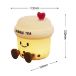 Lampka Bubble Tea 1200 mAh silikonowa LED 3 poziomy jasności
