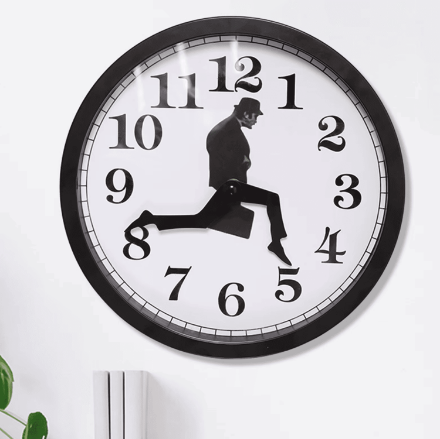 Zegar ścienny Silly Walk Monty  Zegar ścienny Silly Walk Monty – zabawny zegar