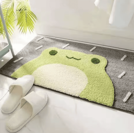Dywanik Żabka – miękka mata łazienkowa antypoślizgowa Dywanik Żabka – miękka mata łazienkowa antypoślizgowa 60x40 cm