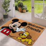 Wycieraczka Myszka Miki – mata powitalna „Welcome Friends” 