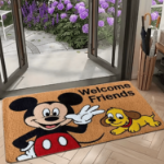 Wycieraczka Myszka Miki – mata powitalna „Welcome Friends” 