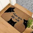 Wycieraczka „Hope You Like Cats” – mata z kotami 60x40 cm