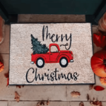 Wycieraczka Merry Christmas – świąteczna mata antypoślizgowa 60x40 cm