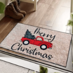Wycieraczka Merry Christmas – świąteczna mata antypoślizgowa 60x40 cm