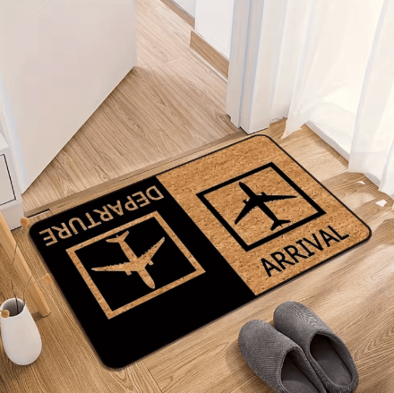 Wycieraczka Departure Arrival gadżet podróżnika Wycieraczka Departure Arrival – mata lotniskowa