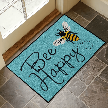 Wycieraczka Bee Happy – mata z pszczołą 60x40 cm Wycieraczka Bee Happy – mata z pszczołą