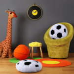 Poduszka piłka nożna – miękka pluszowa dekoracja dla fana futbolu