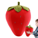 Poduszka Truskawka – pluszowa przytulanka 25 cm 