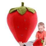 Poduszka Truskawka – pluszowa przytulanka 25 cm 