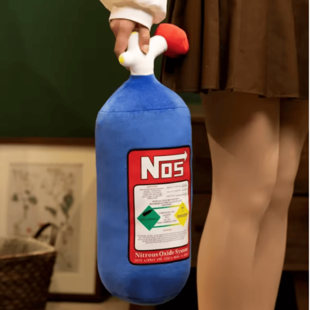 Poduszka NOS butla azotu – pluszak dekoracyjny 