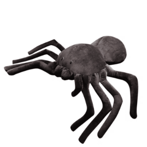Pluszowy pająk  – czarna tarantula maskotka dekoracja Halloween