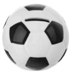 Skarbonka piłka nożna ceramiczna 10 cm prezent dla fana futbolu