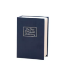 Skarbonka książka z zamkiem sejf słownik skrytka na pieniądze	