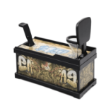 Skarbonka koszykówka z wyrzutnią monet zabawna gra 