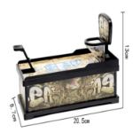 Skarbonka koszykówka z wyrzutnią monet zabawna gra 