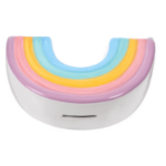 Skarbonka tęcza ceramiczna pastelowa dekoracja 18 cm