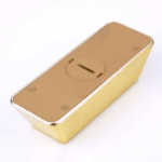 Skarbonka sztabka złota plastikowa 14 cm prezent