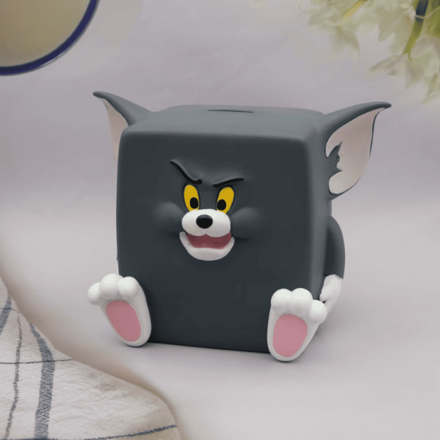 Skarbonka Tom – zabawna skarbonka kot 3D 