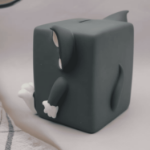 Skarbonka Tom – zabawna skarbonka kot 3D 