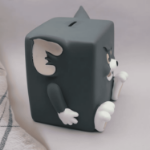 Skarbonka Tom – zabawna skarbonka kot 3D 