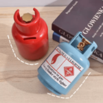 Skarbonka butla gazowa 15 cm dekoracja