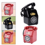 Skarbonka retro telefon 16 cm dekoracja 