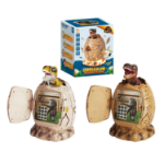 Skarbonka dinozaur jajko elektroniczna muzyczna z kodem