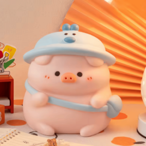 skarbonka świnka z czapką winylowa duża prezent dla dziecka