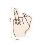 Serwetki z pierścionkiem 20 szt. – śmieszny zestaw na wieczór panieński