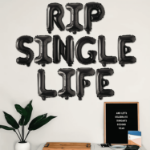 Balony RIP Single Life – dekoracja na wieczór panieński i kawalerski