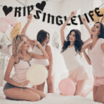 Girlanda RIP Single Life – dekoracja na wieczór panieński