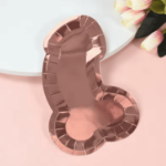 Talerzyki penis różowe złoto – śmieszne naczynia na wieczór panieński