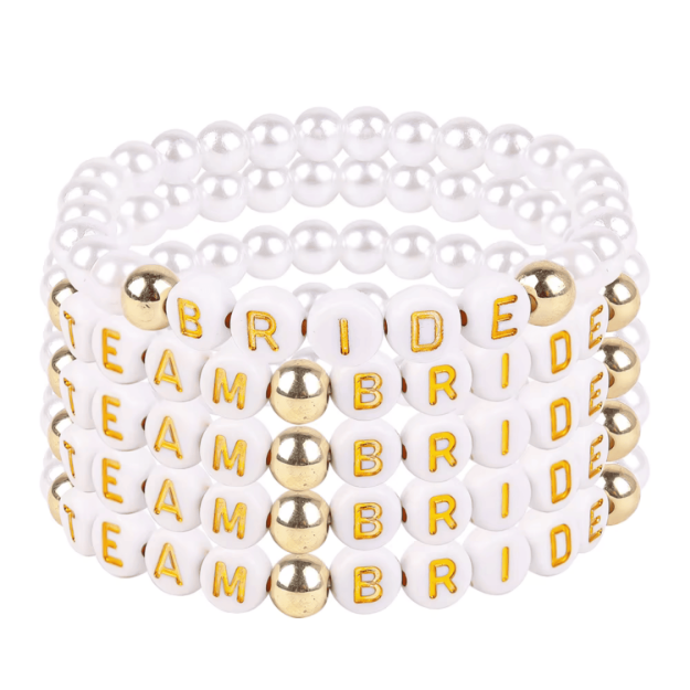 Bransoletki Bride i Team Bride – zestaw na wieczór panieński