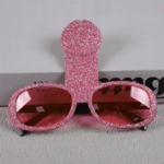 Okulary penis brokatowe – śmieszny gadżet na wieczór panieński