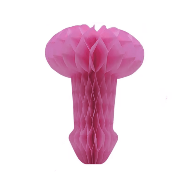 Dekoracje penis różowe wiszące – papierowe ozdoby na panieński