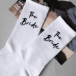 Skarpetki The Bride – białe skarpety ślubne dla panny młodej