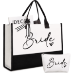 Zestaw Bride – torba i kosmetyczka dla panny młodej
