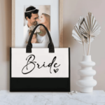 Zestaw Bride – torba i kosmetyczka dla panny młodej