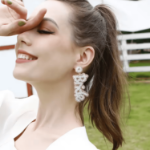 Kolczyki BRIDE boho – eleganckie kolczyki panny młodej