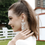 Kolczyki BRIDE boho – eleganckie kolczyki panny młodej